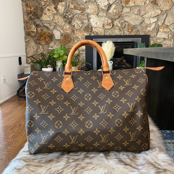 Authentic Louis Vuitton Speedy 35 Satchel Handbag - Picture 13 of 13